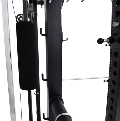 French Fitness Folding Cable Power Rack / Cage - Black (New)