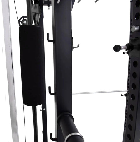 French Fitness Folding Cable Power Rack / Cage - Black (New) Image 11