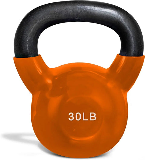 French Fitness Vinyl Kettlebell Set 5-70 lbs (New) Image 7