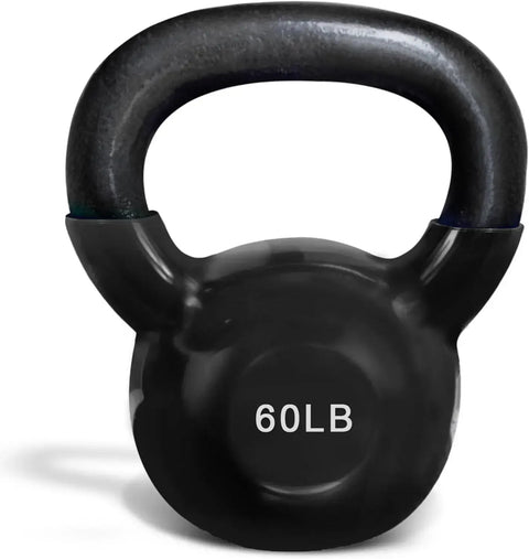 French Fitness Vinyl Kettlebell Set 5-70 lbs (New) Image 13