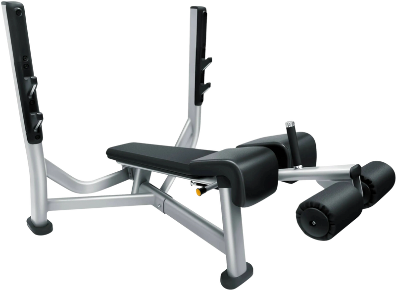French Fitness FFS Silver Olympic Decline Bench (New)