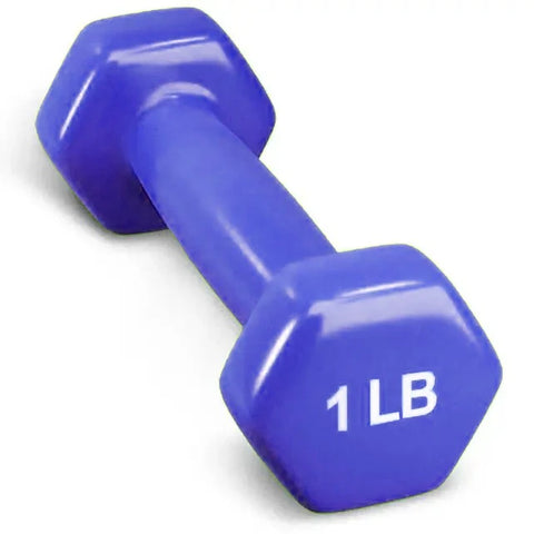 French Fitness Colorful Hex Vinyl 48 Pair Dumbbell Set w/ Body-Solid GDR500 Rack (New)