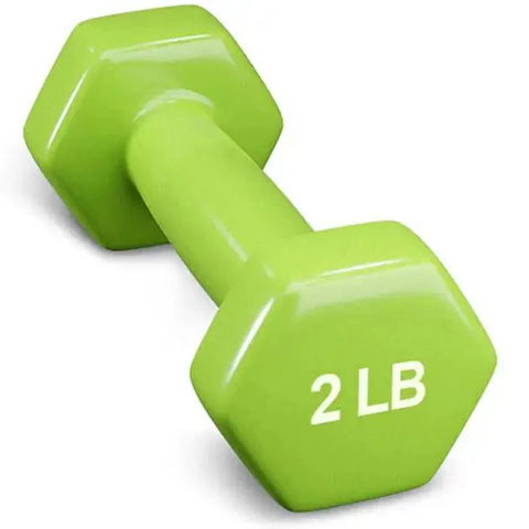 French Fitness Colorful Hex Vinyl 48 Pair Dumbbell Set w/ Body-Solid GDR500 Rack (New)