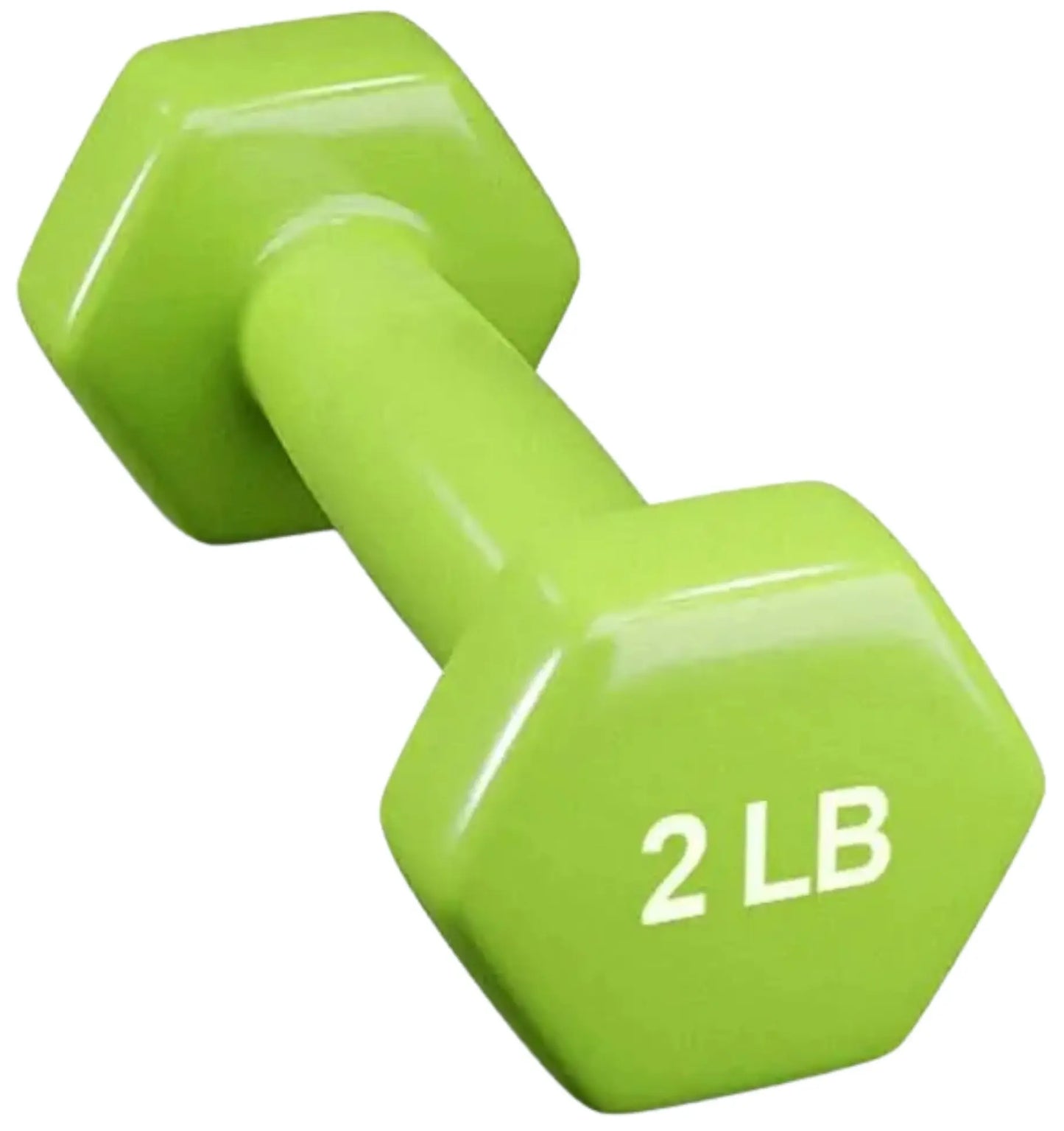 French Fitness Colorful Hex Vinyl Dumbbell Set of 1 to 15 lbs (New) Image 14