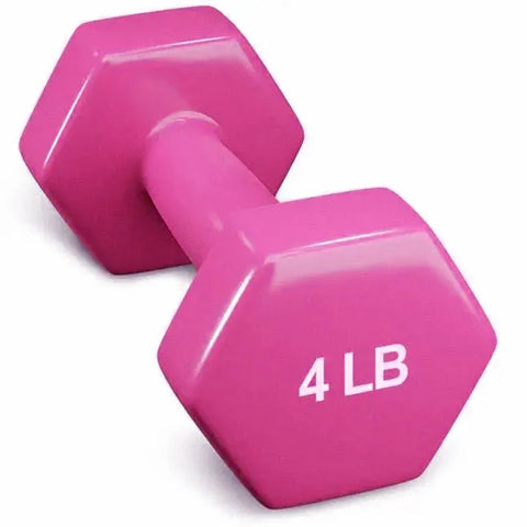 French Fitness Colorful Hex Vinyl 48 Pair Dumbbell Set w/ Body-Solid GDR500 Rack (New)
