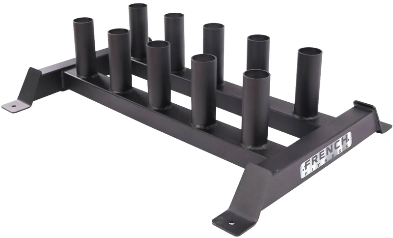 French Fitness Vertical Olympic 10 Bar Rack Holder (New)
