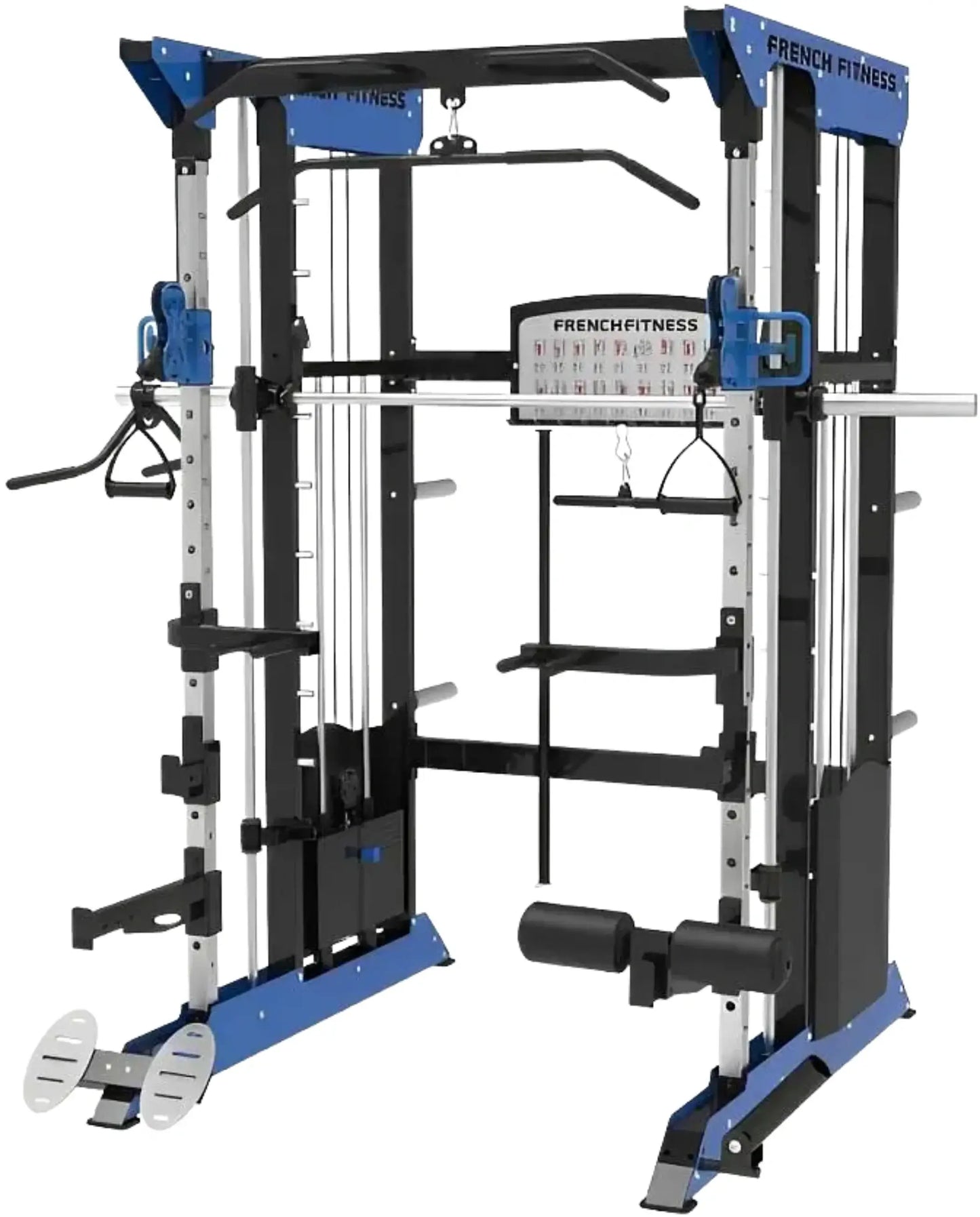 French Fitness FSR70 Dual Cable Smith & Half Rack System (New) Image 5