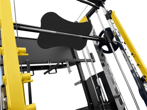 French Fitness FSR90 Functional Trainer Smith & Squat Rack Machine (New)