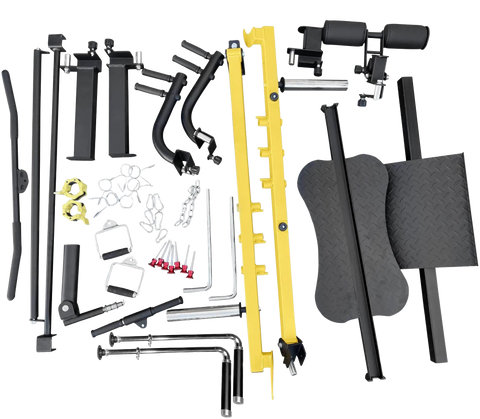 French Fitness FSR90 Functional Trainer Smith & Squat Rack Machine (New)