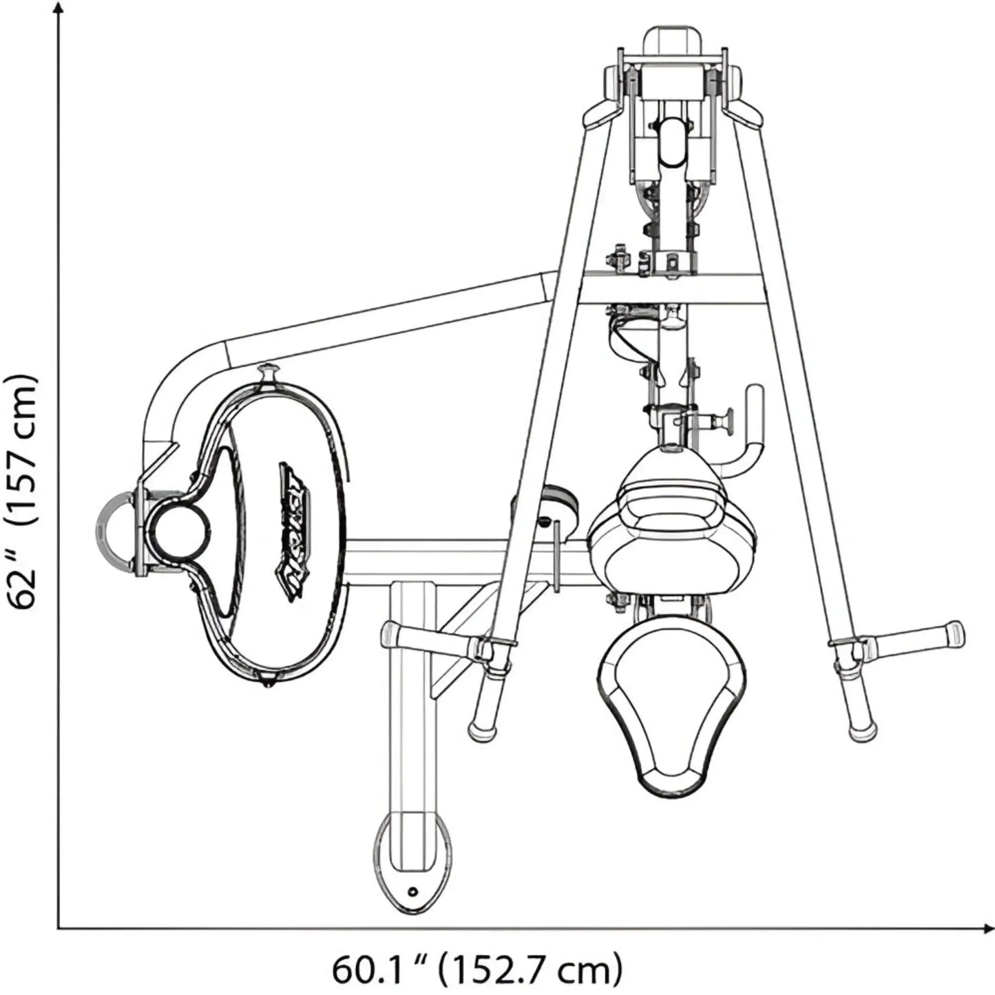 Hoist HD-3300 Chest / Shoulder Press (Remanufactured) Image 7
