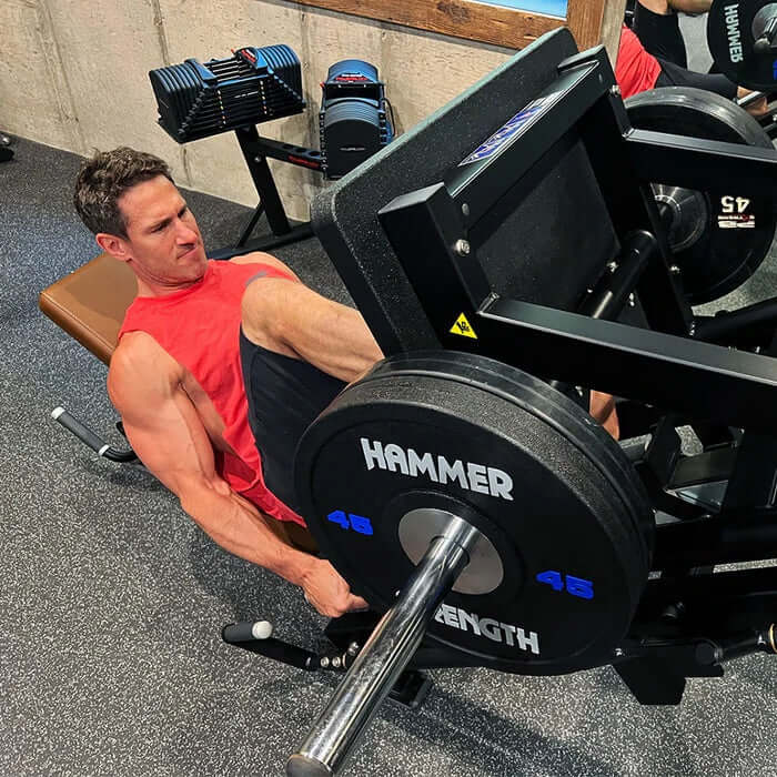 Hammer Strength Linear 45 Degree Leg Press Plate Loaded (Newer Style) (Remanufactured) Image 3