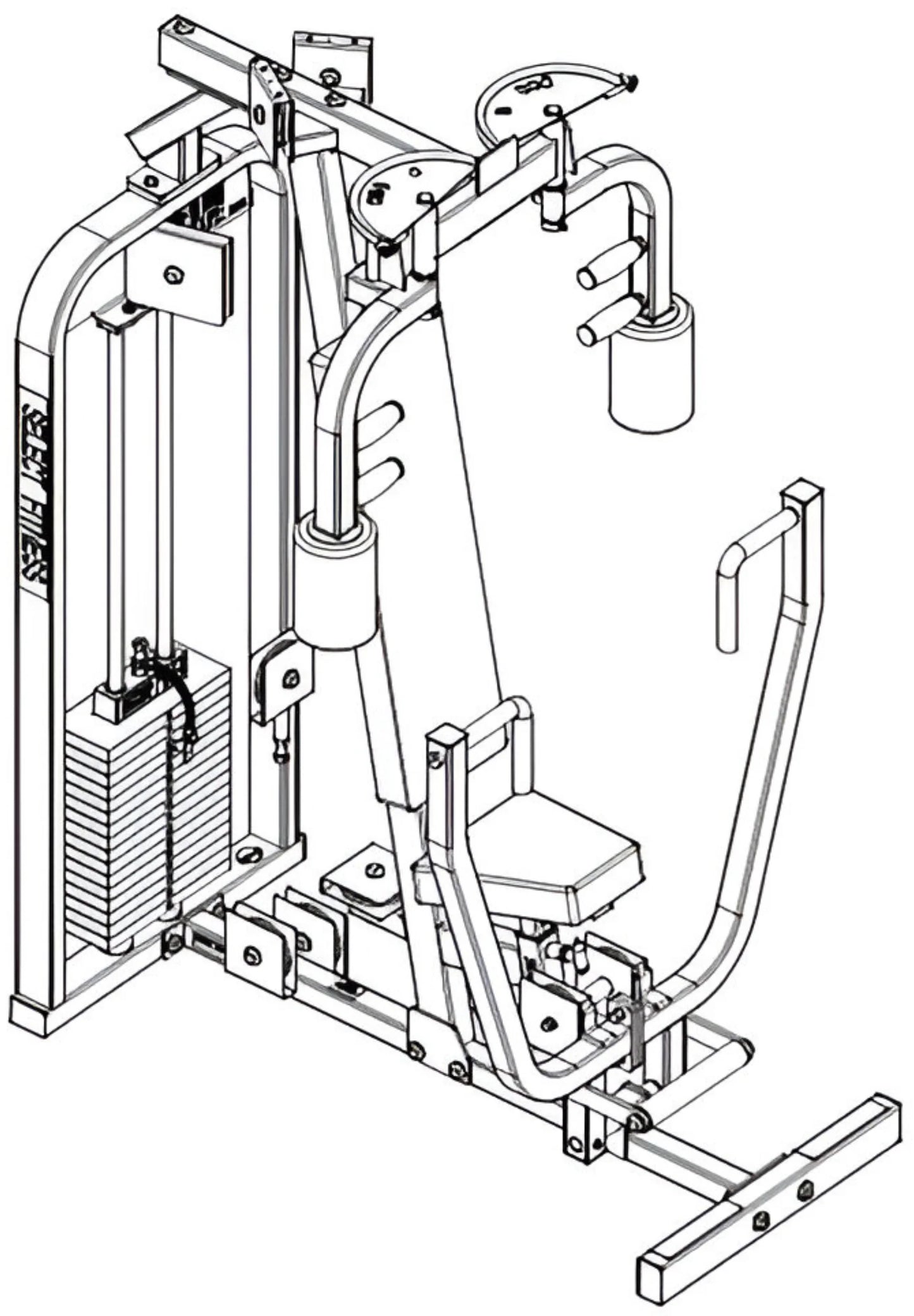 Paramount Fitness Chest Press / Vertical Butterfly (Remanufactured) Image 2