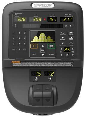 Precor EFX 635 Elliptical w/CrossRamp + p31 Console (Remanufactured) Image 2