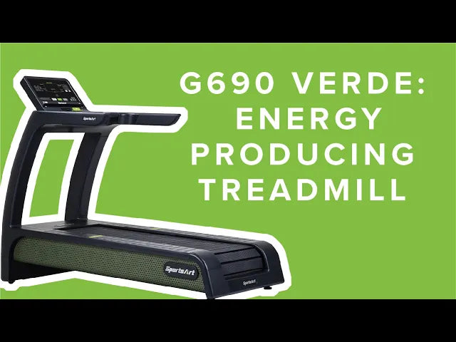 SportsArt G690 Verde Status Eco-Powr Treadmill (New) video preview 1