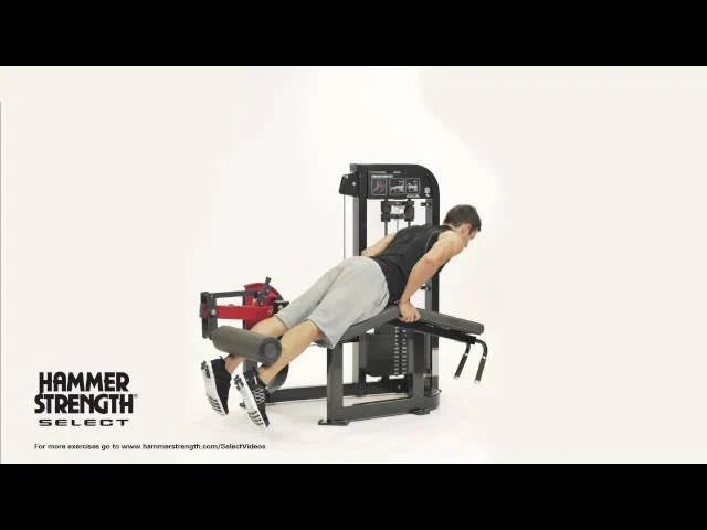 Hammer Strength Select Prone Leg Curl (Remanufactured) video preview 1