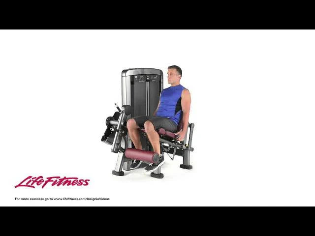 Life Fitness Insignia Series Leg Extension (Remanufactured) video preview 1