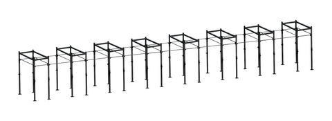 French Fitness Free Standing Rig & Rack System 24 (New)