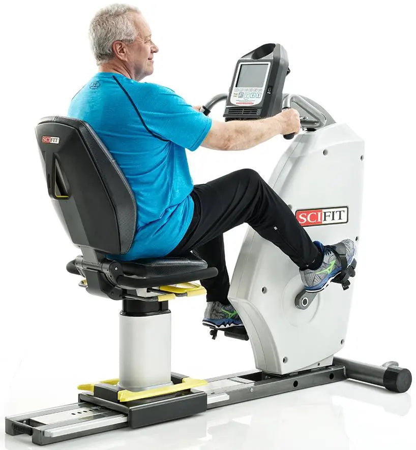 SciFit ISO7000R Bi-Directional Recumbent Bike w/Premium Seat (Remanufactured) Image 3