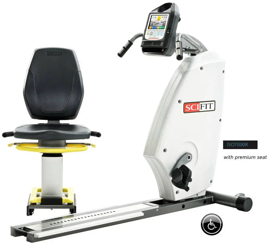 SciFit ISO7000R Bi-Directional Recumbent Bike w/Premium Seat (Remanufactured) Image