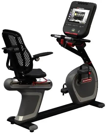 Star Trac 8 Series Recumbent Bike w/16" Embedded Display - Black (New) Image 4