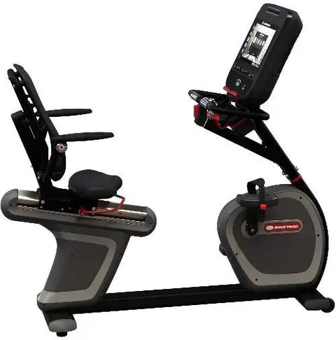 Star Trac 8 Series Recumbent Bike w/16" Embedded Display - Black (New) Image 5