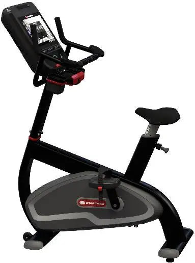 Star Trac 8 Series Upright Bike w/16" Embedded Display - Black (New)