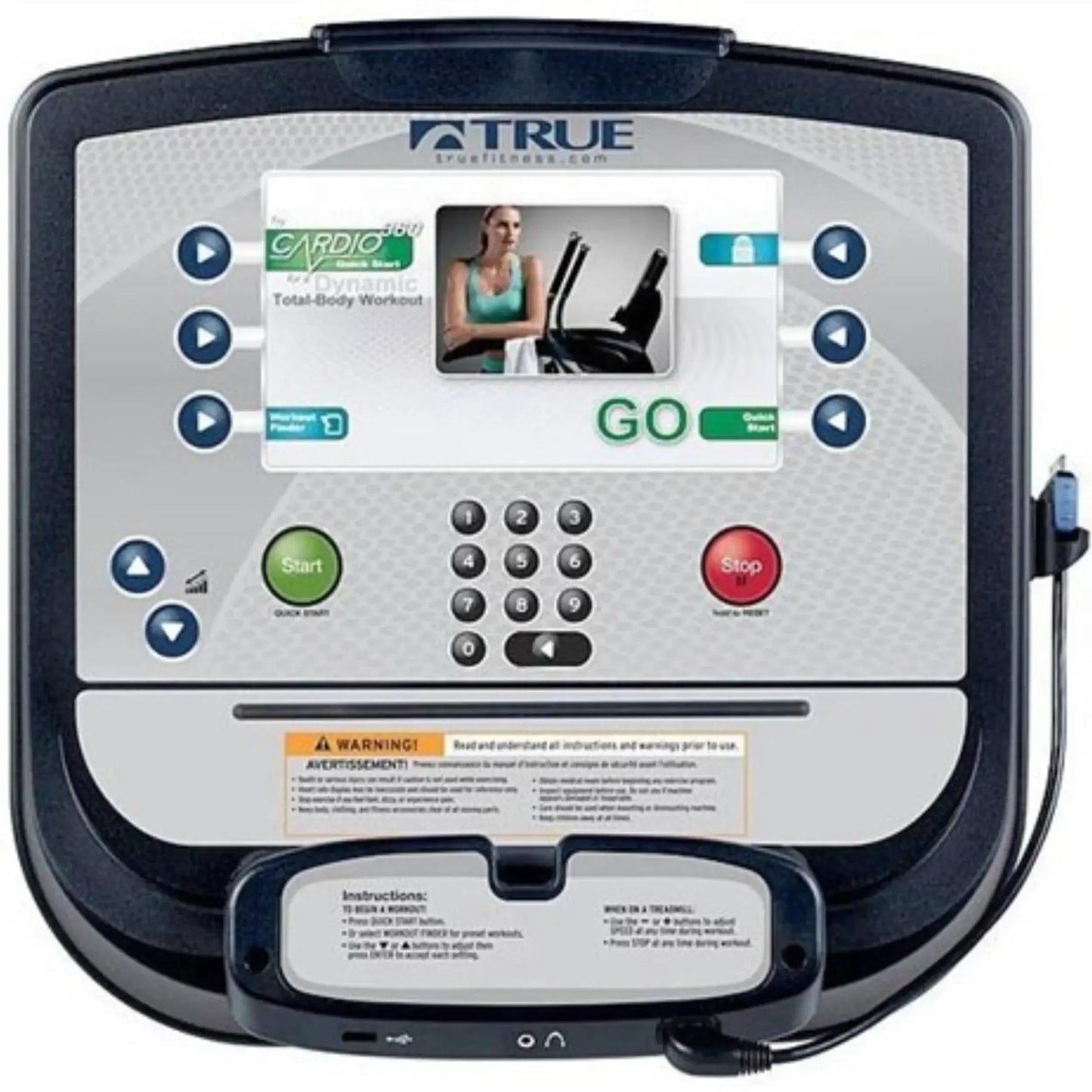 True Fitness CS900 Elliptical w/LED Escalate9 Console (Remanufactured) Image 4