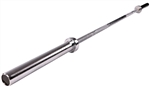 French Fitness 6' Chrome Olympic Bar - 33 Lbs (New)
