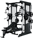 French Fitness FSR70 Dual Cable Smith & Half Rack System (New)
