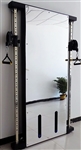 French Fitness Wall Mounted Mirror Functional Trainer (New)