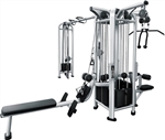 French Fitness FFS Silver 5 Stack Multi Jungle Gym (New)