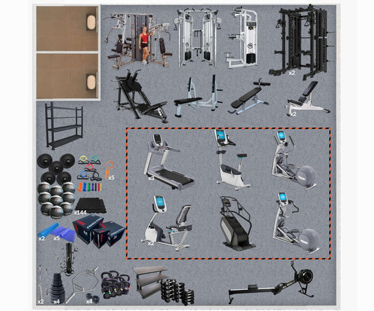 1,500 Sq Ft Gym Image