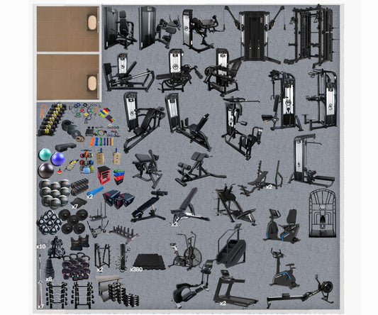 1,500 Sq Ft Gym (Set B) Image