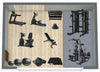 250 Sq Ft Gym