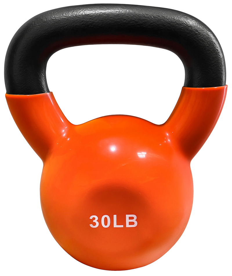 French Fitness Vinyl Kettlebell 30 lbs (New)