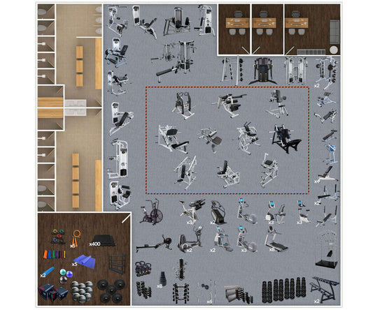 5,000 Sq Ft Gym Image