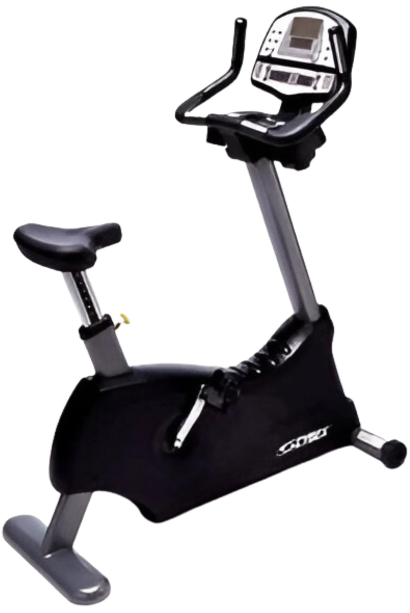 Cybex Sigma C 530C Upright Stationary Bike (Remanufactured) - Angled View