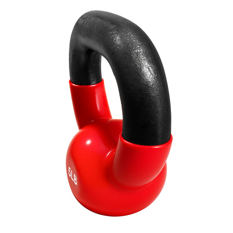 French Fitness Vinyl Kettlebell 5 lbs (New)