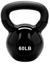 French Fitness Vinyl Kettlebell 60 lbs (New)