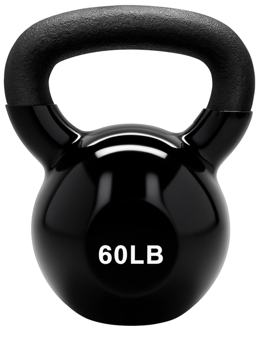French Fitness Vinyl Kettlebell 60 lbs (New)
