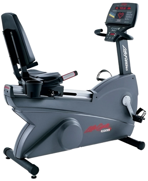 Life Fitness 9500HR Next Generation Recumbent Bike (Remanufactured)