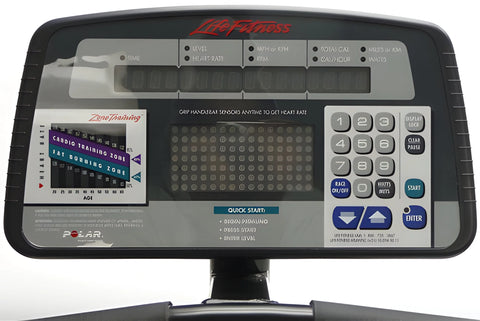 Life Fitness 9500HR Upright Bike (Remanufactured) Image 2