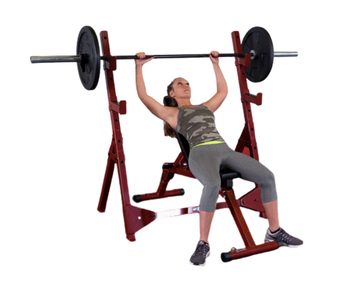 Body-Solid Best Fitness BFPR10 Olympic Press Stand (New)