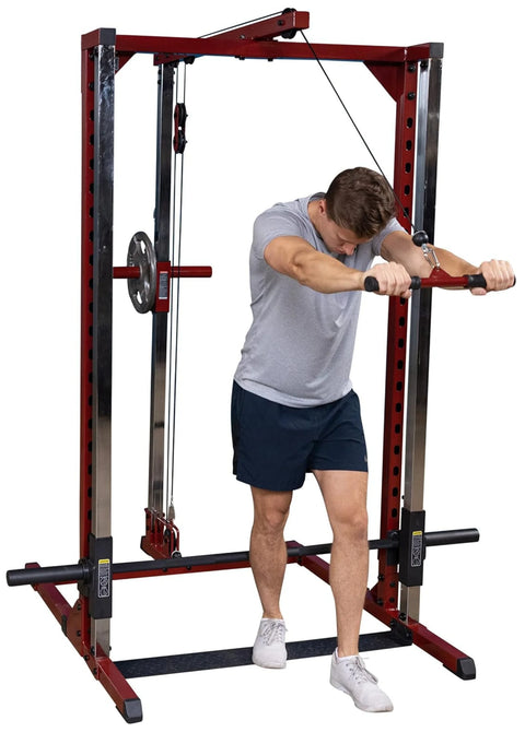 Body Solid BFSM250P2 Best Fitness Smith Machine Package with Lat Attachment (New)