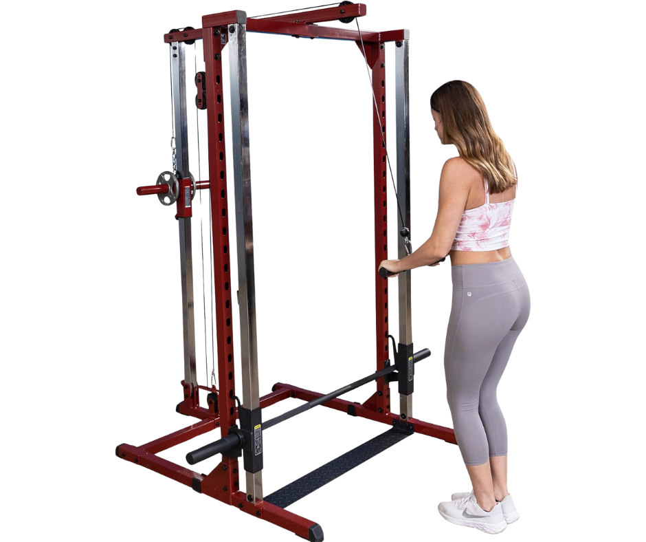 Body Solid BFSM250P2 Best Fitness Smith Machine Package with Lat Attachment (New)