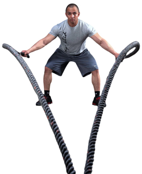 Body-Solid BSTBR1530 Fitness Training Rope 1.5 in. dia. - 30 ft. (New)