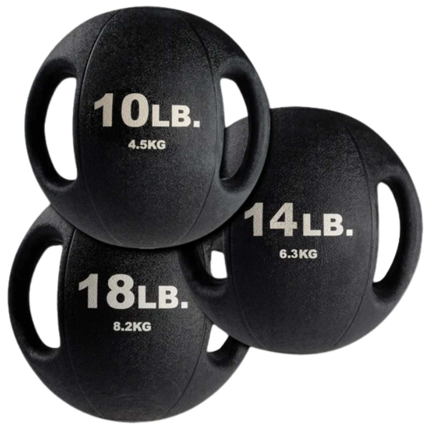 Body Solid BSTDMB10 Dual-Grip Medicine Ball - 10 lbs. (New)