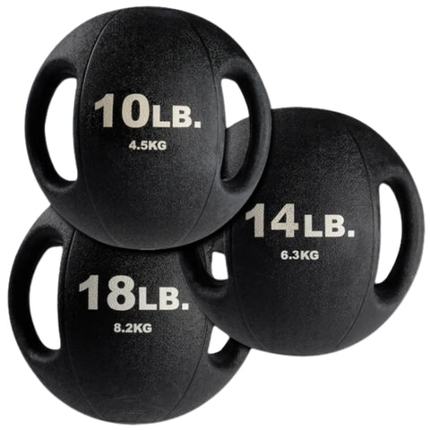 Body Solid BSTDMB10 Dual-Grip Medicine Ball - 10 lbs. (New)