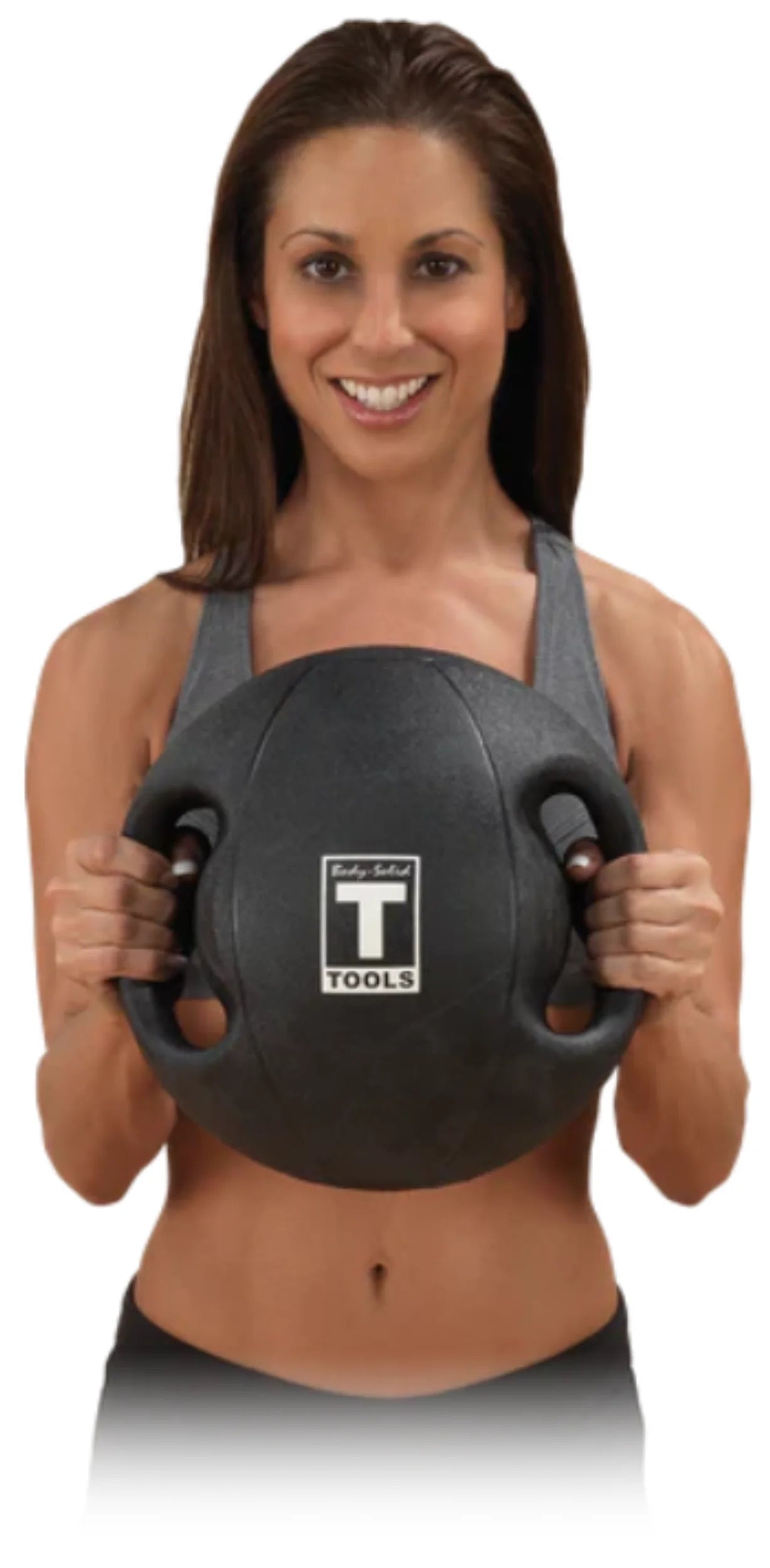 Body Solid BSTDMB10 Dual-Grip Medicine Ball - 10 lbs. (New)