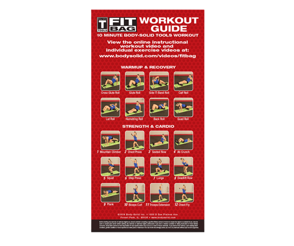Body-Solid BSTFITBAG Tools Fitness Pack (New) Image 7